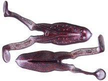 Lake Fork Frog Black Neon 4"