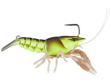 LIVETARGET Live Craw Chartreuse Black 2.5"