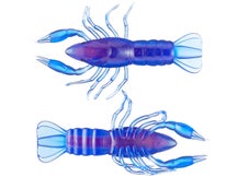 LIVETARGET Unrigged Craw Blue Purple 2.8"