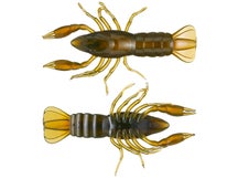 LIVETARGET Unrigged Craw Green Moss 3.8"