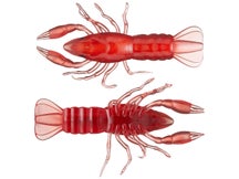 LIVETARGET Unrigged Craw Red Red 2.8"