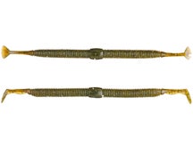 Molix Sneaky Worm Green Pumpkin 5"
