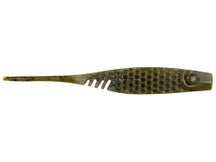 NetBait BaitFuel HexTek Eko Shad Green Pumpkin 4"