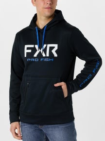 FXR Pro Fish Tech Pullover Hoodie Black/Cobalt