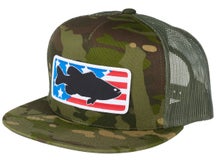 Tackle Warehouse Stars & Bars Hat Tropic Green Multicam