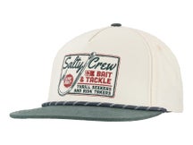 Salty Crew Hooked Up Snapback Hat Off White/Navy