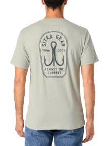 Sitka Treble Crest Short Sleeve Shirt Pebble Grey