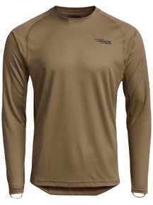 Sitka Lightweight Crew Long Sleeve Coyote