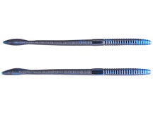 Perfect Plastic Bullworm Black Blue Swirl 10"