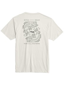 Sitka Target Short Sleeve Shirt Ivory Bass