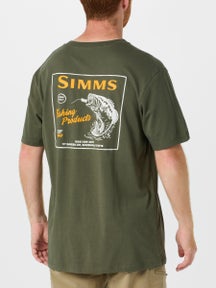 Simms Locals Bass Shop Short Sleeve Shirt Loden