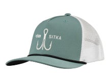 Sitka Treble Hook 5 Panel Trucker Hat Gravel Blue