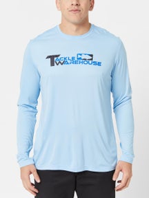 Tackle Warehouse Stacked L/S Sun Shirt Light Blue