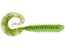 SPRO Wave Tail Grub Lime Sparkle 6" 4pk