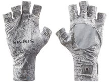 Simms SolarFlex Half-Finger SunGloves Back Eddy Whi