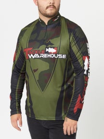 Tackle Warehouse Camo Long Sleeve Zippered Jersey