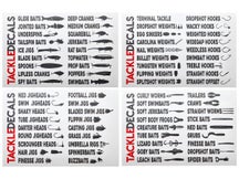 Tackle Decals Tackle Box Labels