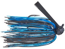 Untamed Tack Juggernaut Football Jig Black Blue 1/2