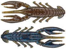 Xzone Finesse Stealth Craw Blk Blu Flk/Grn Pump 2.5 6p
