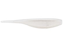 Yama Fat Shad Shape Worm 4" Pearl White