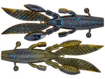 Yamamoto Large Flappin Hog Black Blue Green Pump Lam