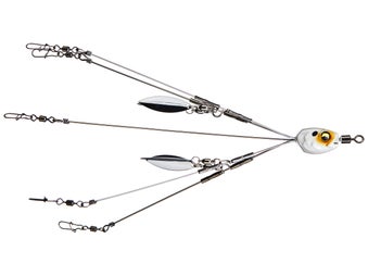 Alabama/Umbrella Rig Fishing Lure - 5 Wire, 4 Blade Teaser Arm Version, Multi-Lure Rig By Elemental Lures 4 thumbnail image