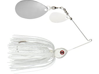 AA Spinnerbait Pearl Baitfish DBL Indy Pearl/Slvr 3/8