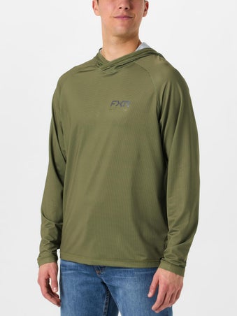 FXR Attack Air UPF Hoodie Moss/Charcoal