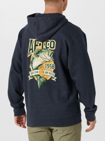 Aftco Framed Pullover Hoodie Navy Heather