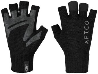 Aftco Warm Wool Fingerless Glove Black