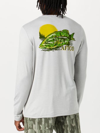 Aftco Reflection UVX Long Sleeve Athletic Heather