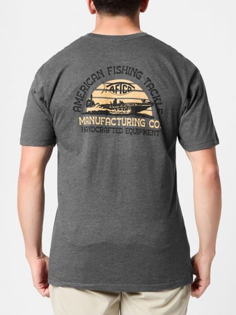 Aftco Skipping Short Sleeve Shirt Charcoal Heather