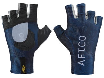 Aftco Solago Sun Gloves Naval Storm Camo