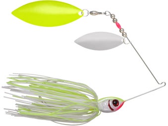 Buckeye Lures Chop Top Buzzbait, White/Chartreuse