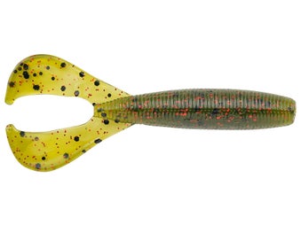 Tackle HD 100-Pack Grub Fishing Lures, 2-Inch Skirted Grub with Curly Tail,  Bulk Fishing Grubs for Crappie, Bass, Walleye, or Trout Bait, Freshwater or  Saltwater Swimbait, Green Pumpkin 