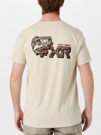 FXR Big Treble Short Sleeve Shirt Stone/Army Drift Camo