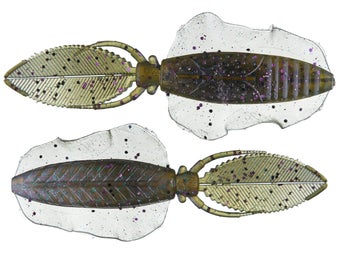 Chasebaits Flip Flop Green Pumpkin Candy 4.25"