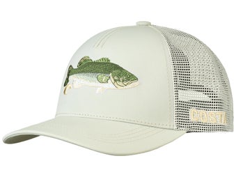 Costa Del Mar Bass Stitched Trucker Hat Cool Gray