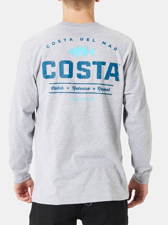 Costa Topwater L/S Heather Gray MD