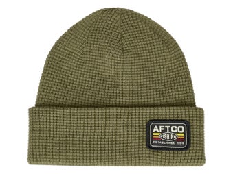 Aftco Chevron Waffle Beanie Burnt Olive