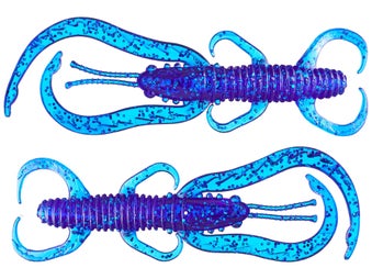 Culprit Flutter Craw Sapphire Blue 3"