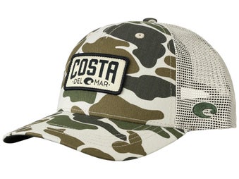 Costa Del Mar Duck Camo Trucker Hat Grey Camo