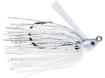 Dirty Jigs No-Jack Swim Jig Pearl Ghost Shiner 1/2