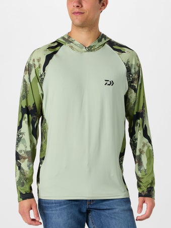 Daiwa D-Vec Woods Camo Hooded Sunshirt