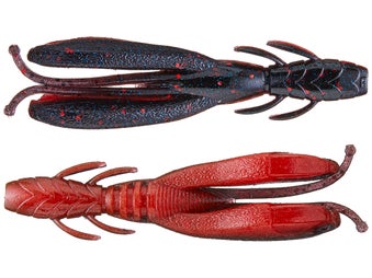 Evergreen Flap Craw Black Red Claw 4"