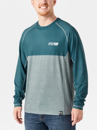 FXR Derby Air UPF Longsleeve Dark Steel/Grey Heather