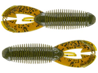 Googan Baits Nuke Punch Craw Green Pumpkin 4" 7pk