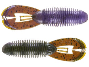 Googan Baits Nuke Punch Craw Green Pump Purple 4" 7pk