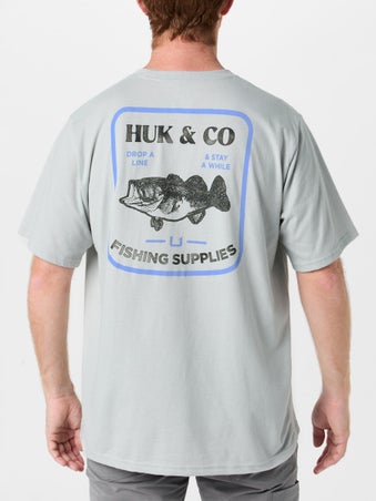 Huk & Co. Short Sleeve Shirt Harbor Mist