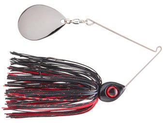 Cod Cruncher Spinnerbait Black with Red Tips
